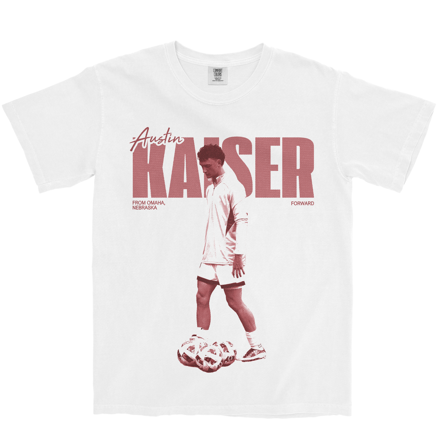 AUSTIN KAISER VINTAGE WHITE TEE