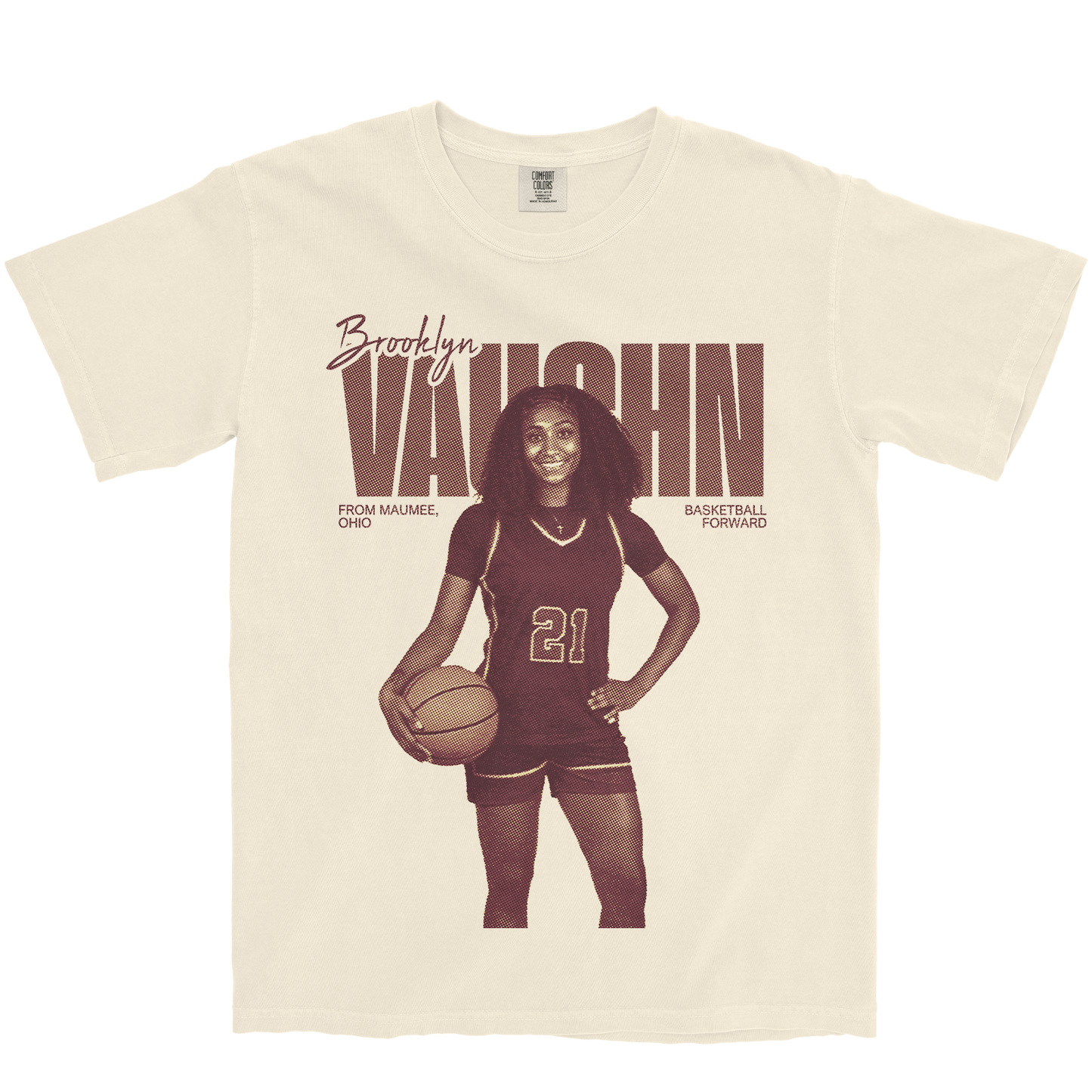 BROOKLYN VAUGHN VINTAGE IVORY TEE