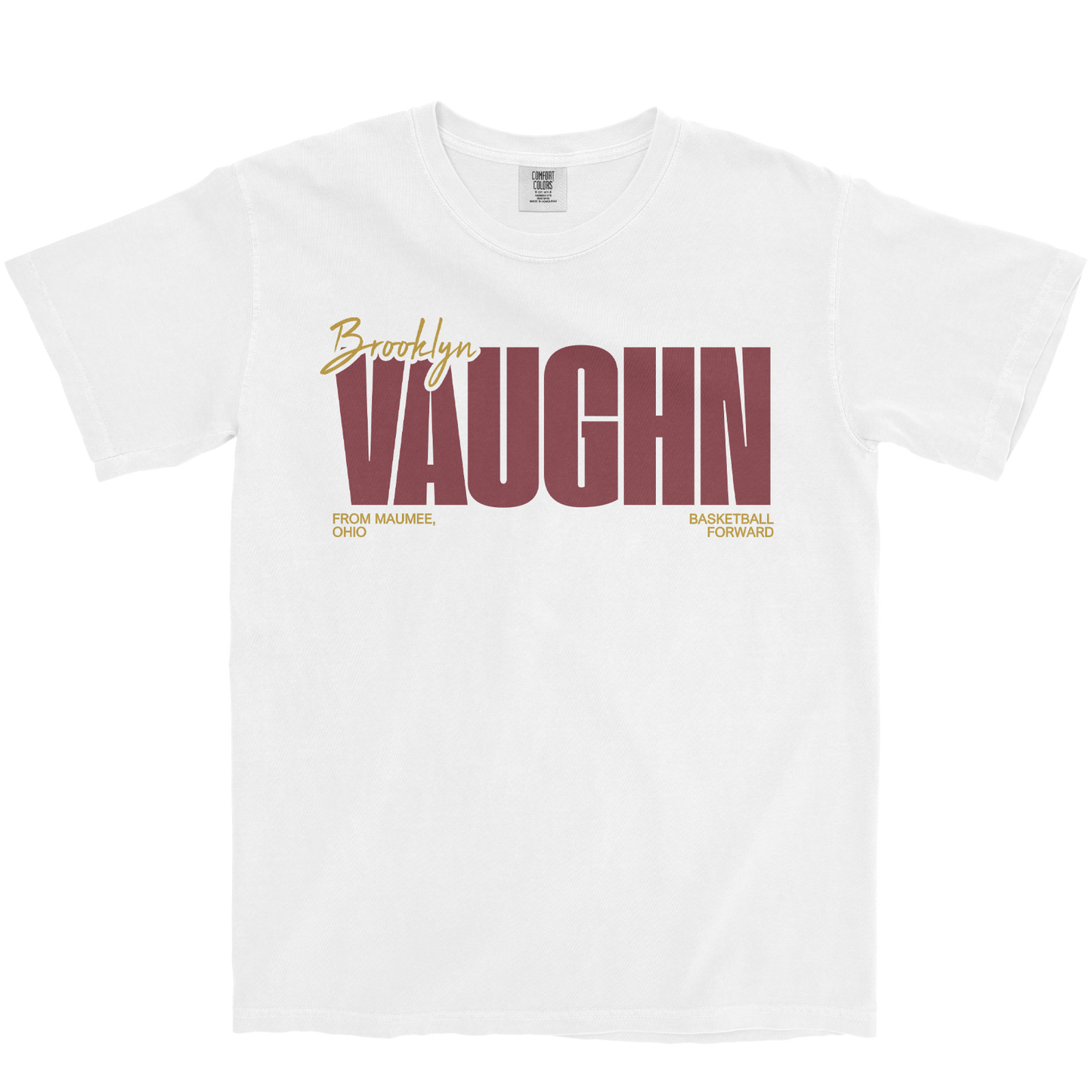 BROOKLYN VAUGHN CLASSIC WHITE TEE