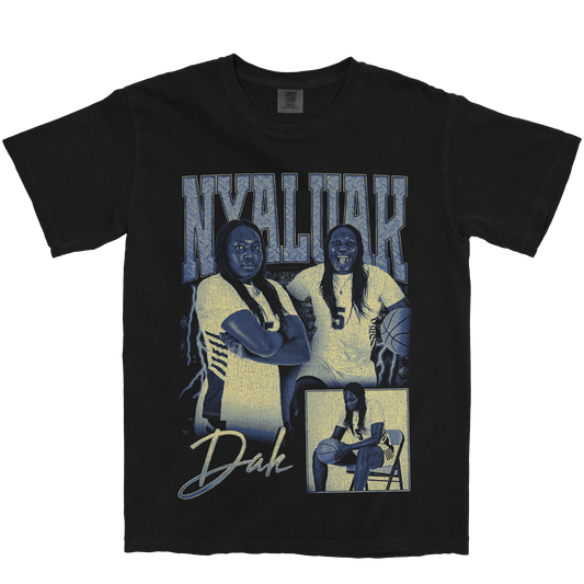 NYALUAK DAK GRAPHIC BLACK TEE