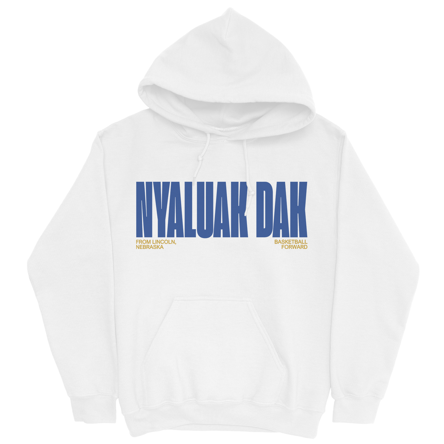 NYALAUK DAK CLASSIC WHITE HOODIE