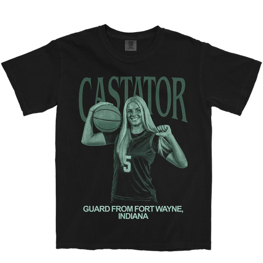 LEXI CASTATOR VINTAGE BLACK TEE