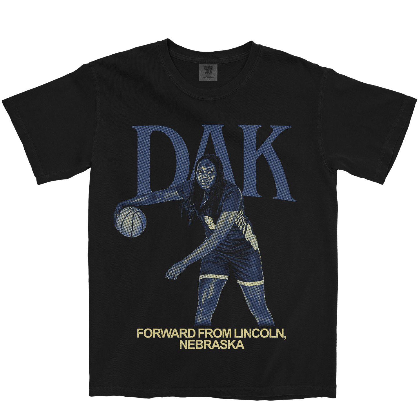 NYALUAK DAK VINTAGE BLACK TEE