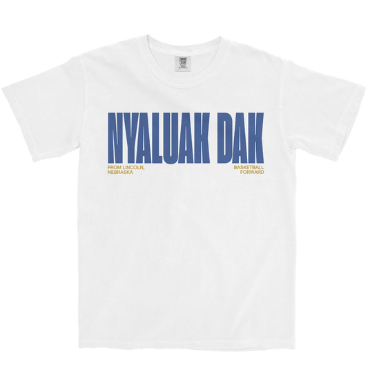 NYALUAK DAK CLASSIC WHITE TEE
