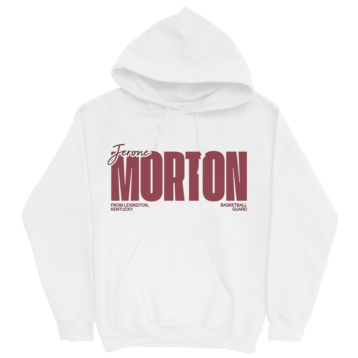 JERONE MORTON CLASSIC WHITE HOODIE