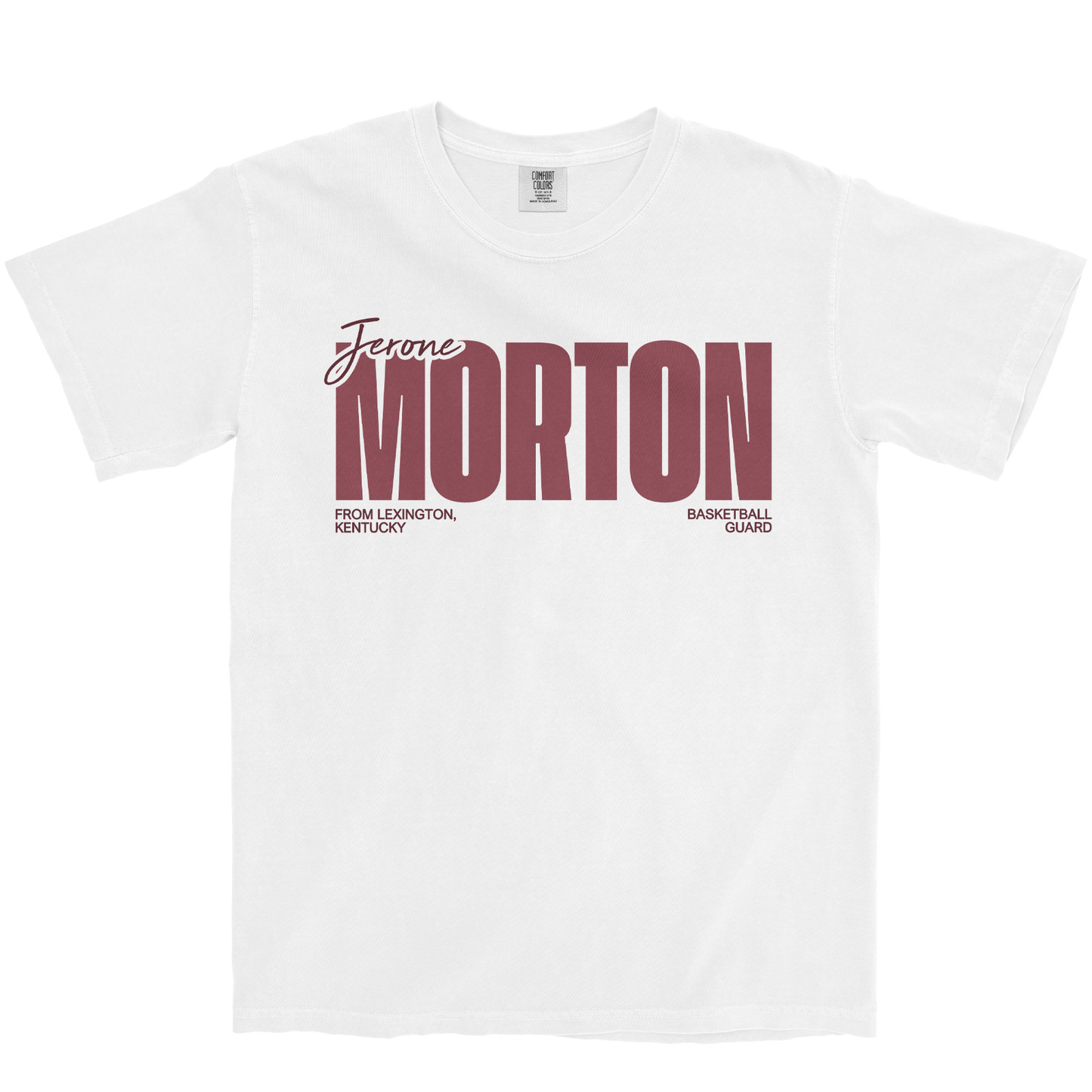 JERONE MORTON CLASSIC WHITE TEE