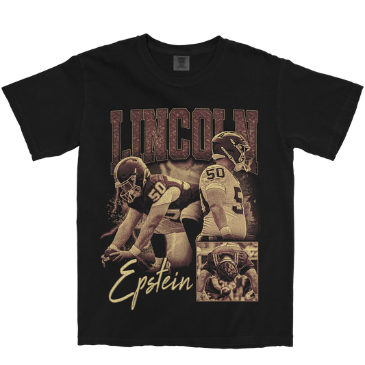 LINCOLN EPSTEIN GRAPHIC BLACK TEE