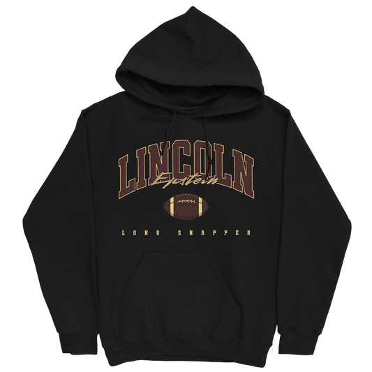 LINCOLN EPSTEIN FOOTBALL BLACK HOODIE