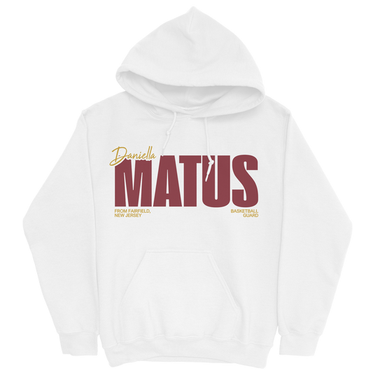 DANIELLA MATUS CLASSIC WHITE HOODIE