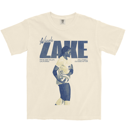 NICOLE ZAKE VINTAGE IVORY TEE