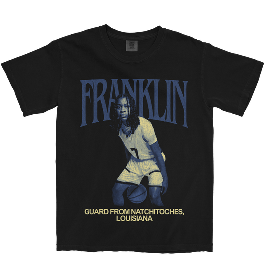 J'UNTI FRANKLIN VINTAGE BLACK TEE