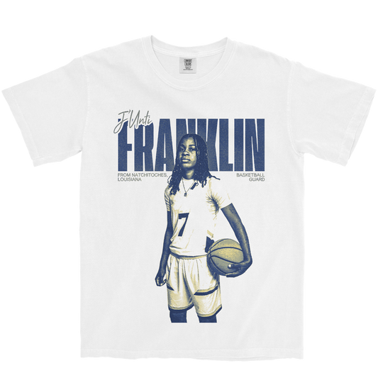 J'UNTI FRANKLIN VINTAGE WHITE TEE