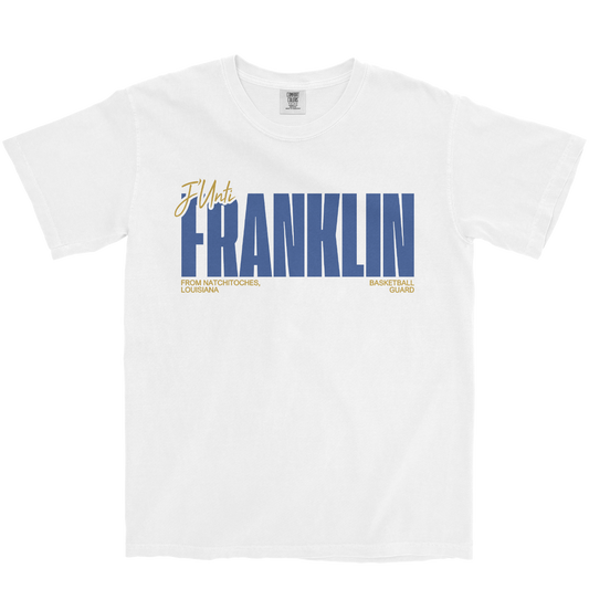 J'UNTI FRANKLIN CLASSIC WHITE TEE