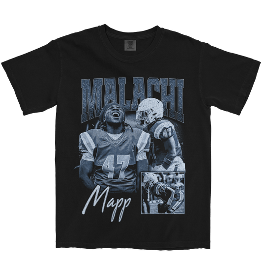 MALACHI MAPP GRAPHIC BLACK TEE