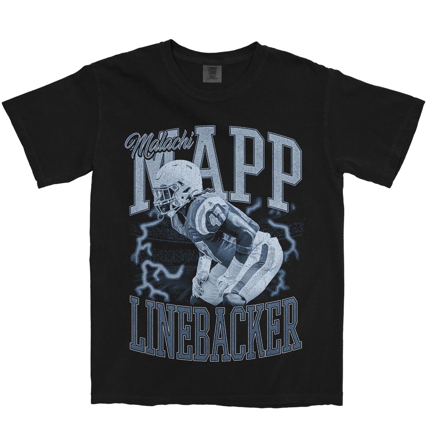 MALACHI MAPP RETRO BLACK TEE