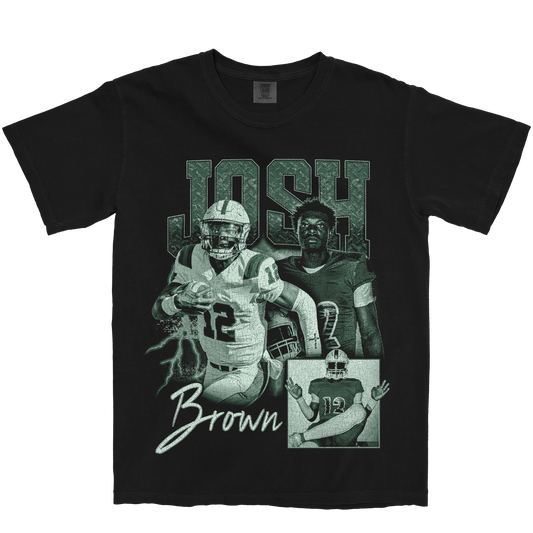 JOSH BROWN GRAPHIC BLACK TEE