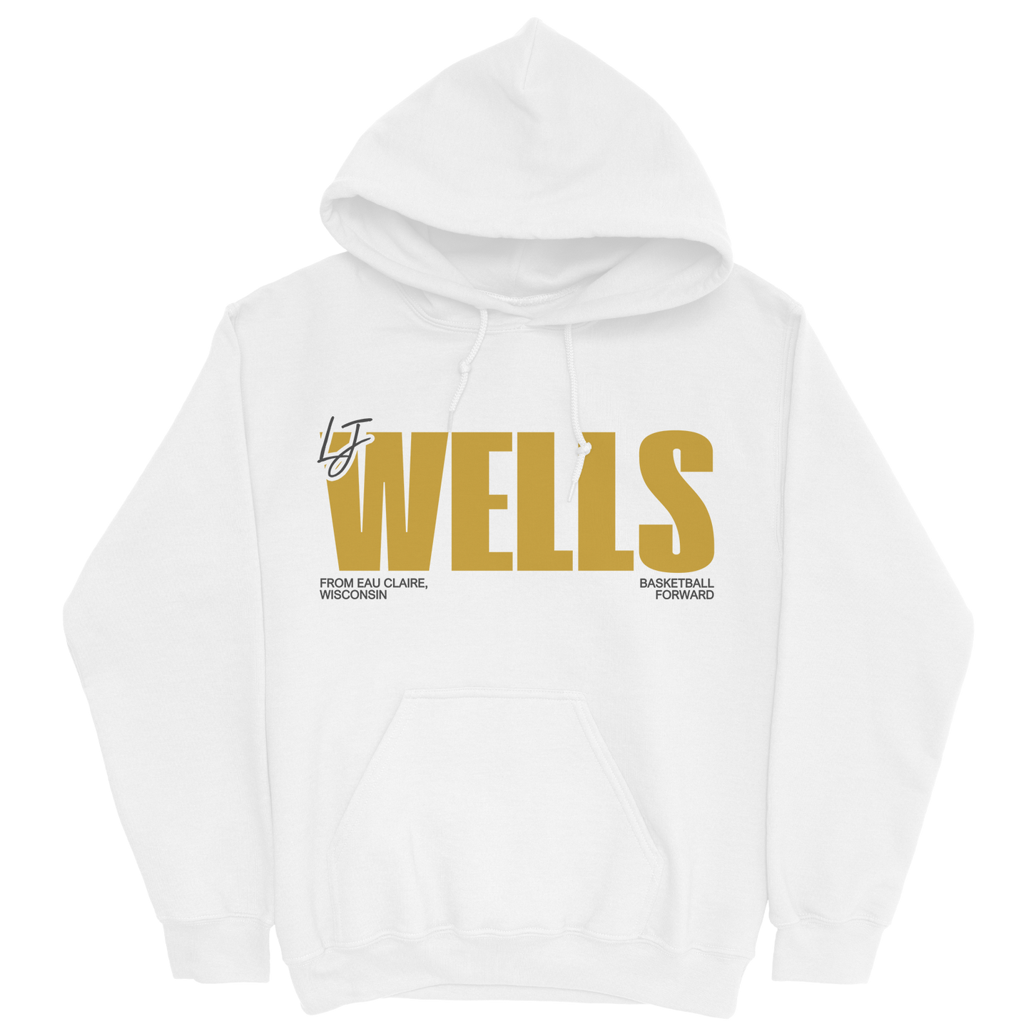 LJ WELLS CLASSIC WHITE HOODIE
