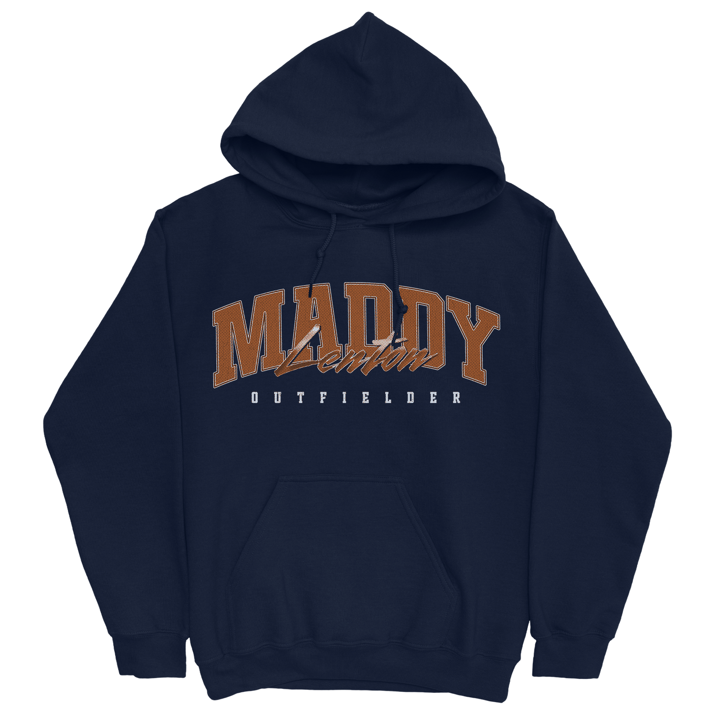 MADDY LENTON RETRO NAVY HOODIE