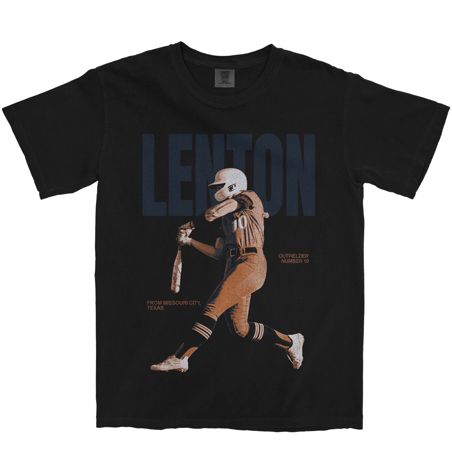 MADDY LENTON VINTAGE BLACK TEE