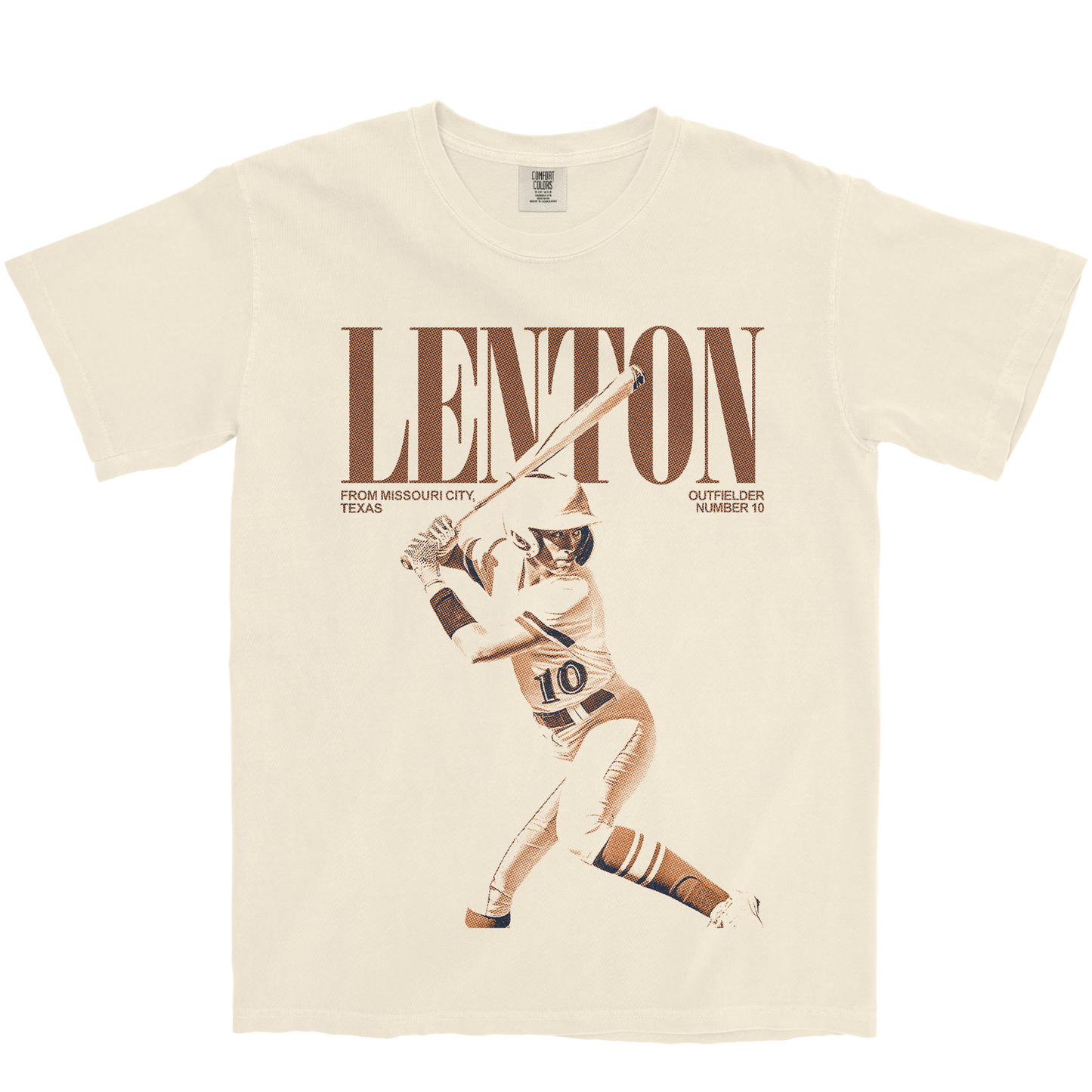 MADDY LENTON VINTAGE IVORY TEE