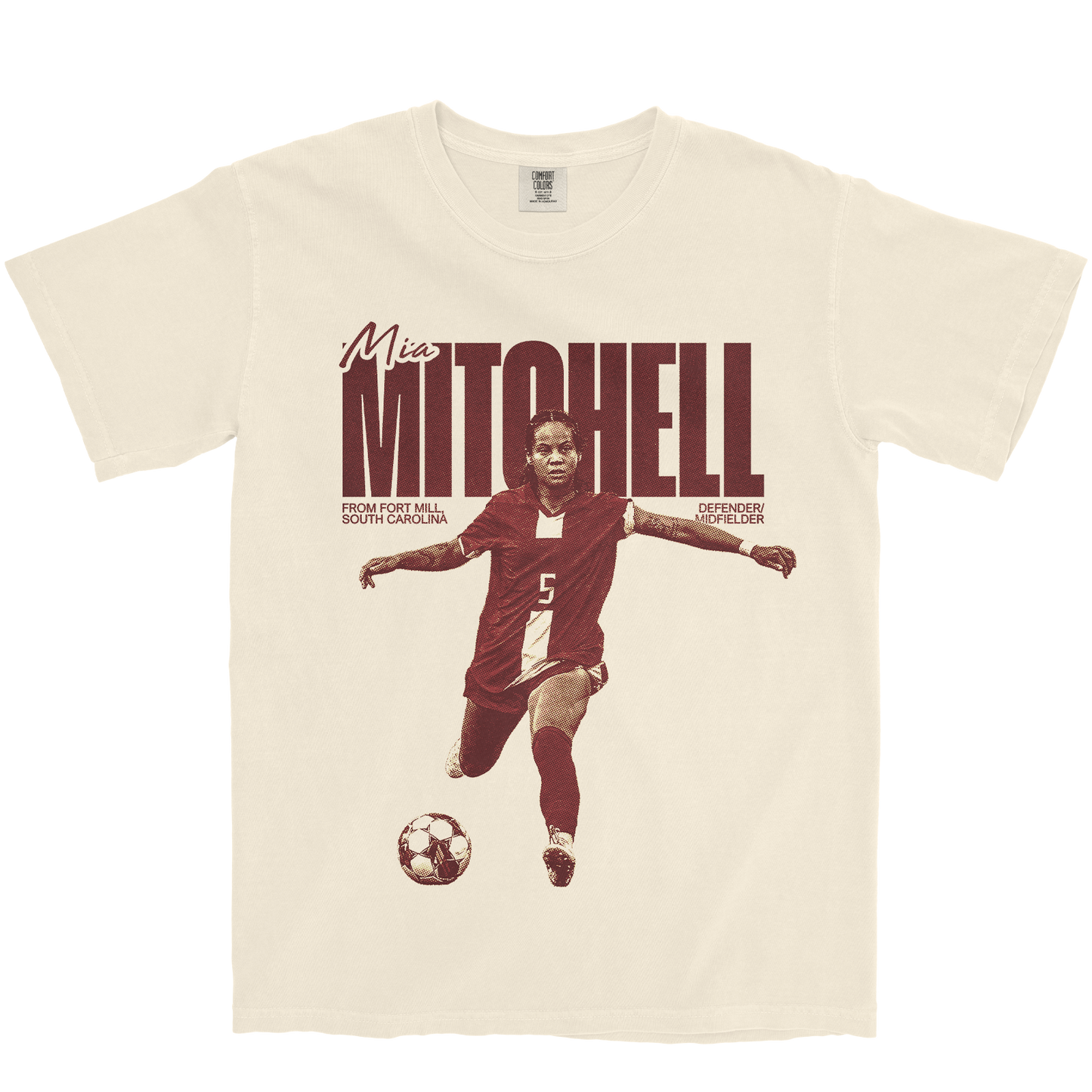 MIA MITCHELL VINTAGE IVORY TEE
