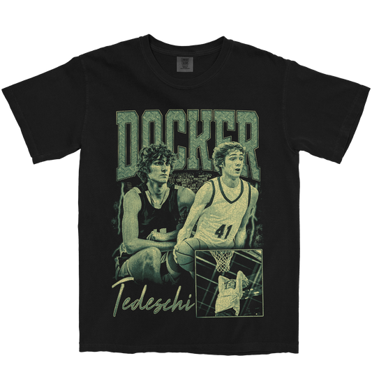 DOCKER TEDESCHI GRAPHIC BLACK TEE