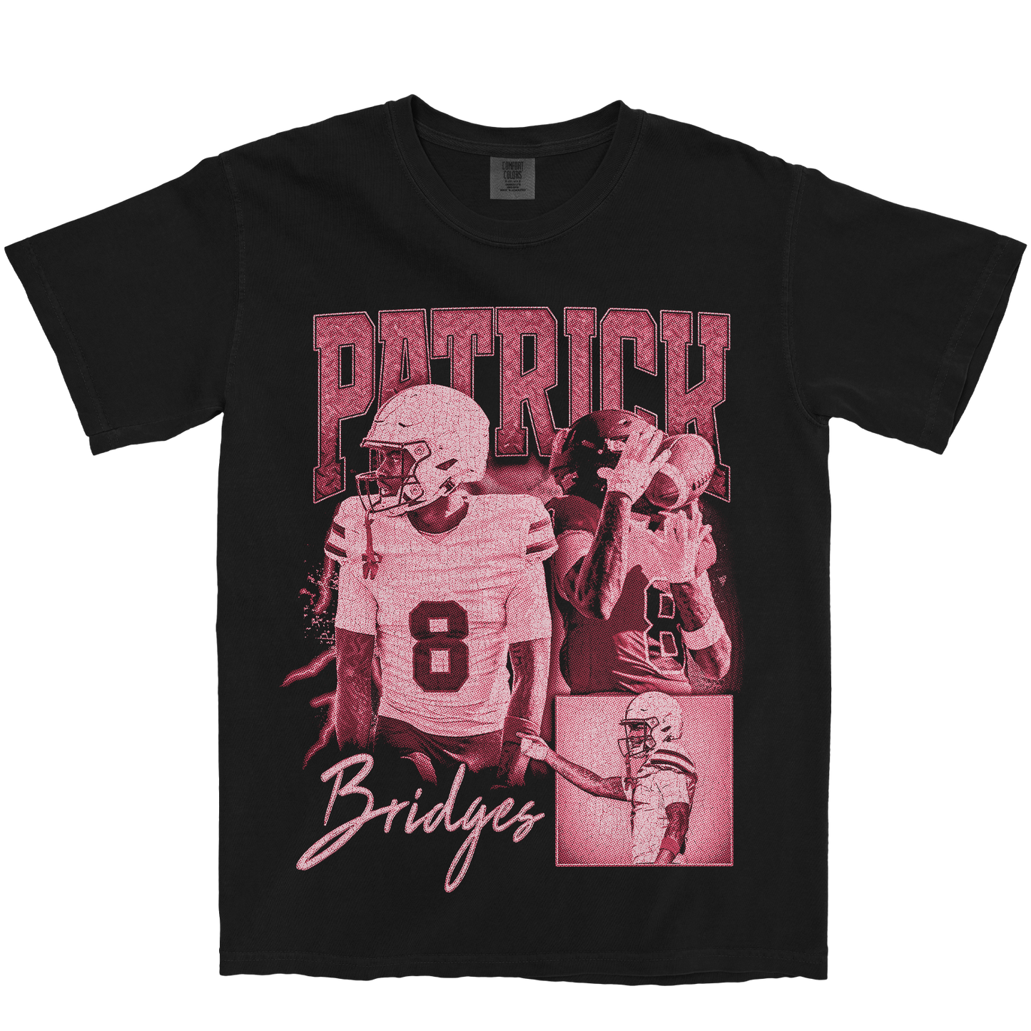 PATRICK BRIDGES GRAPHIC BLACK TEE