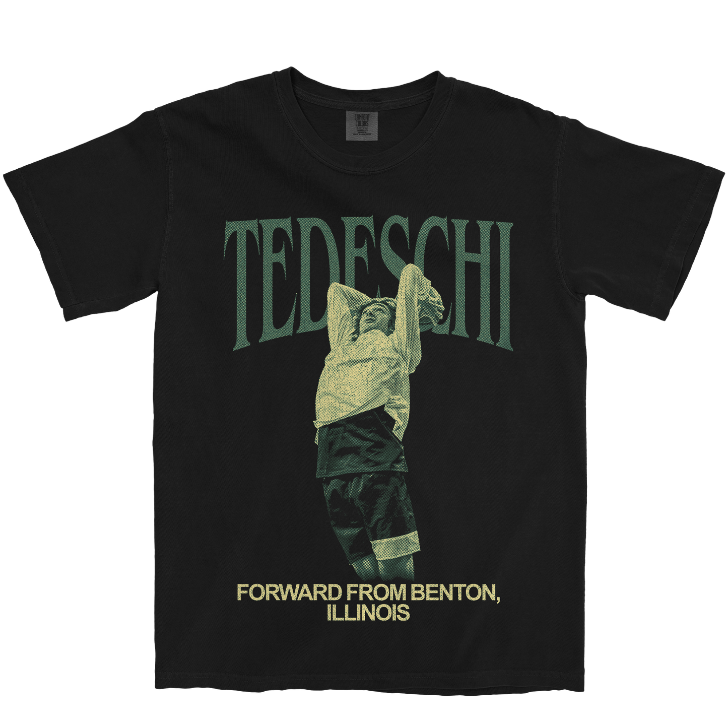 DOCKER TEDESCHI VINTAGE BLACK TEE