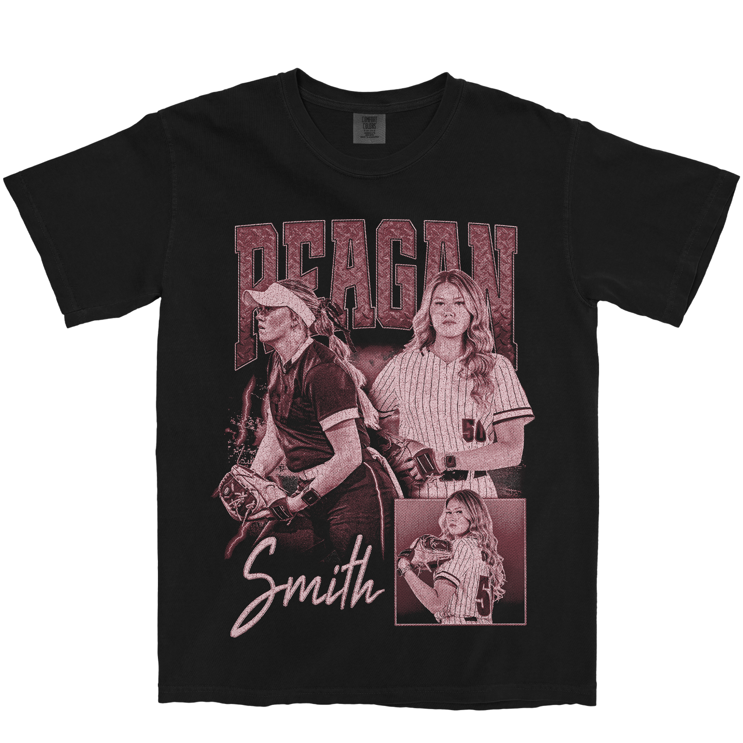 REAGAN SMITH GRAPHIC BLACK TEE