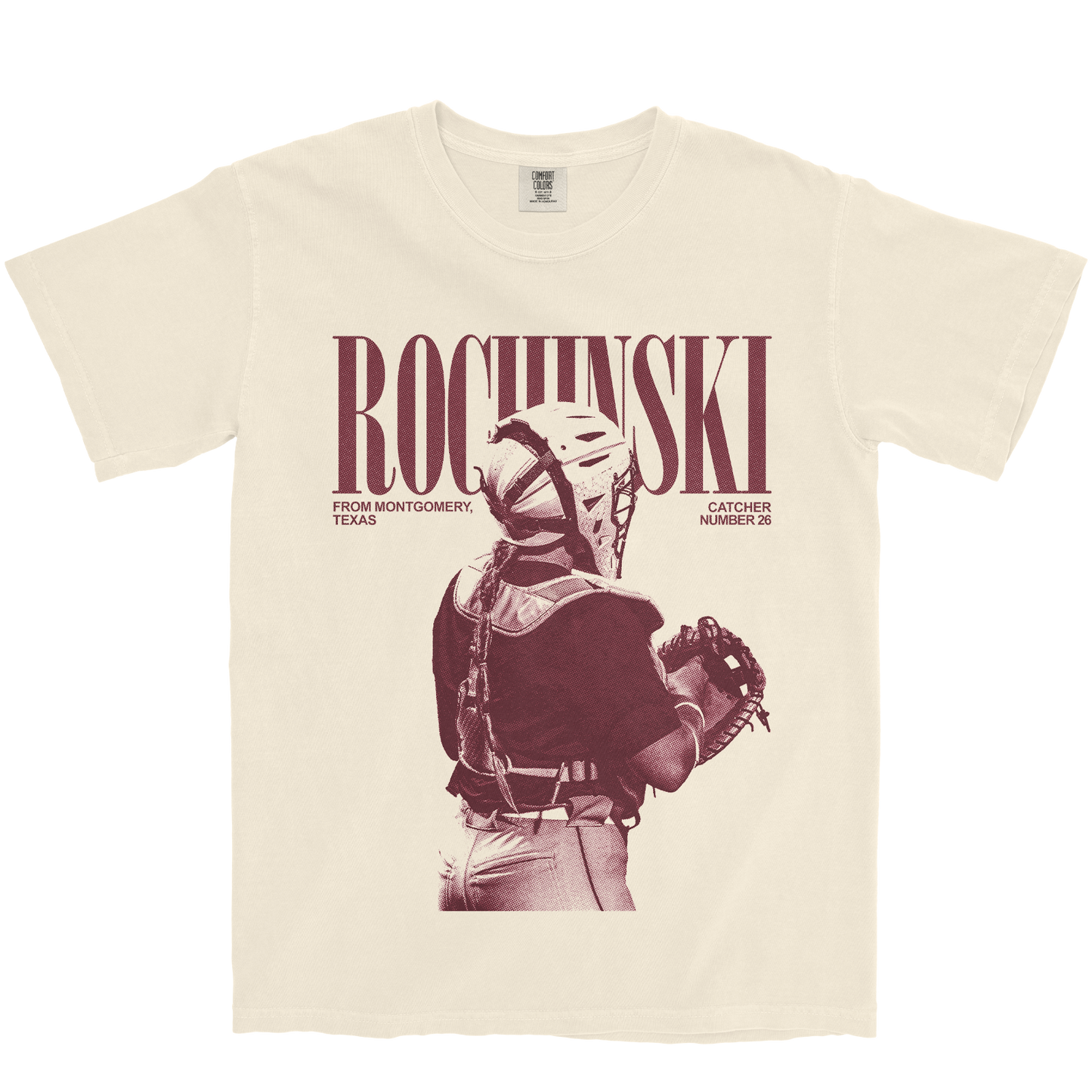 KALEE ROCHINSKI VINTAGE IVORY TEE
