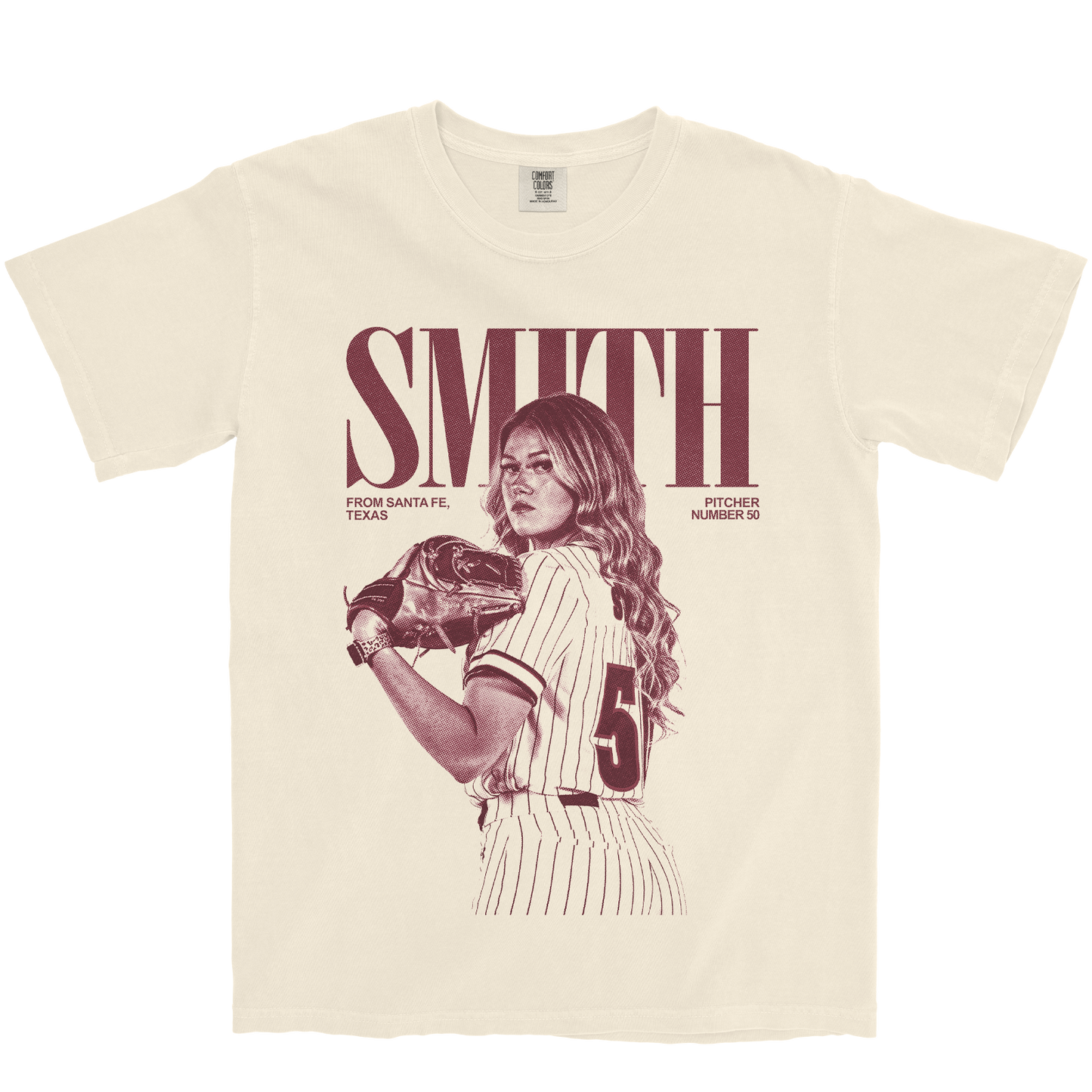 REAGAN SMITH VINTAGE IVORY TEE