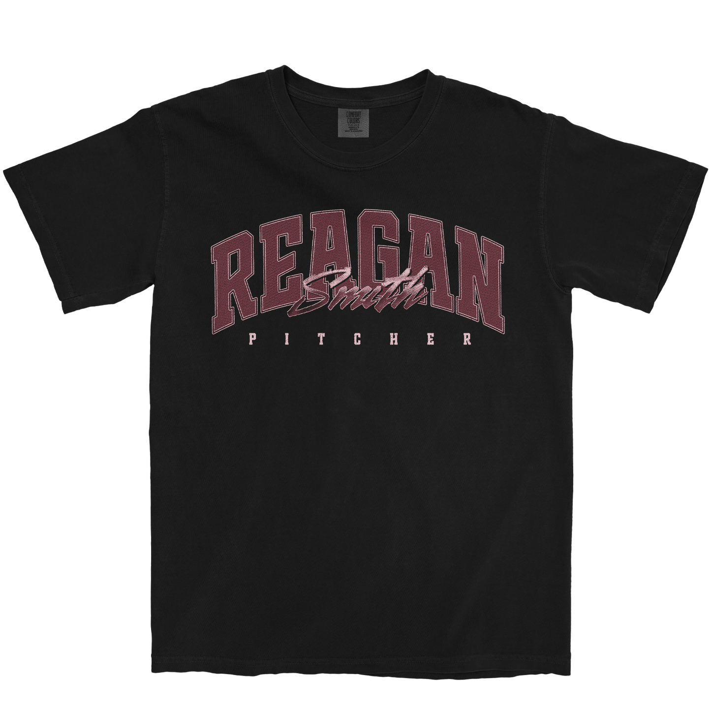 REAGAN SMITH RETRO BLACK TEE