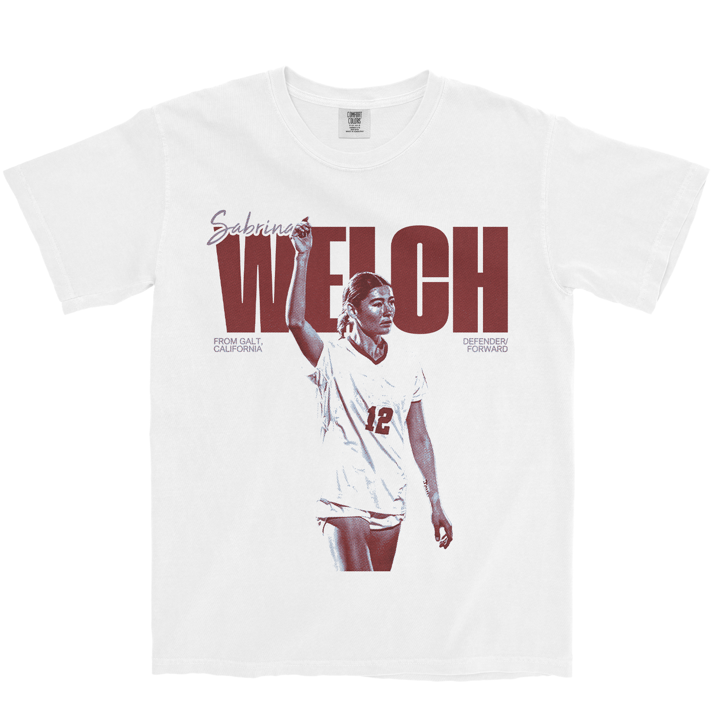 SABRINA WELCH VINTAGE WHITE TEE