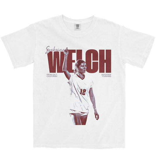 SABRINA WELCH VINTAGE WHITE TEE