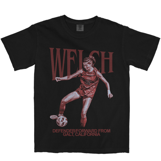 SABRINA WELCH VINTAGE BLACK TEE