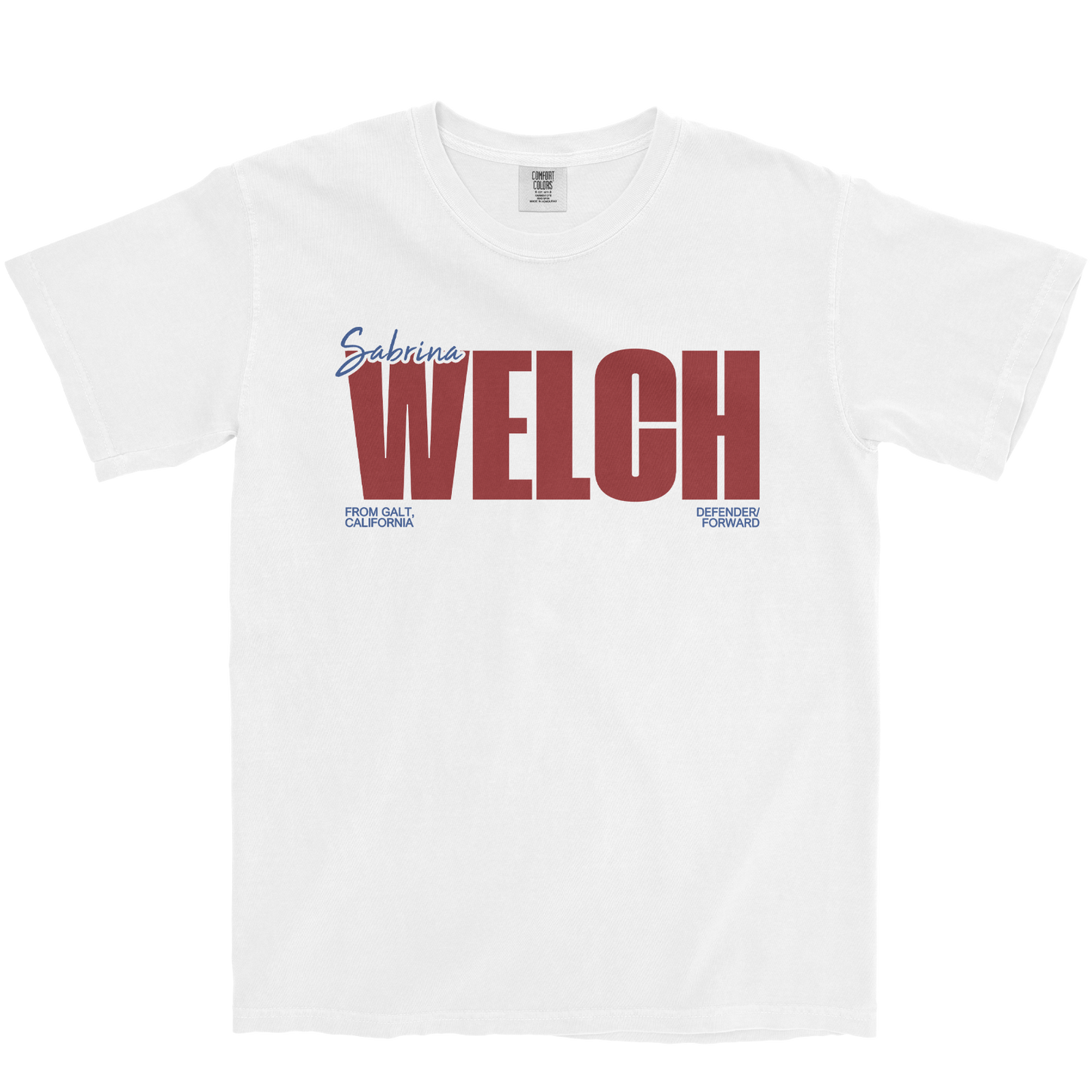 SABRINA WELCH CLASSIC WHITE TEE