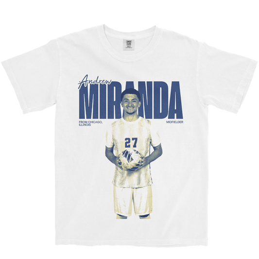 ANDREW MIRANDA VINTAGE WHITE TEE