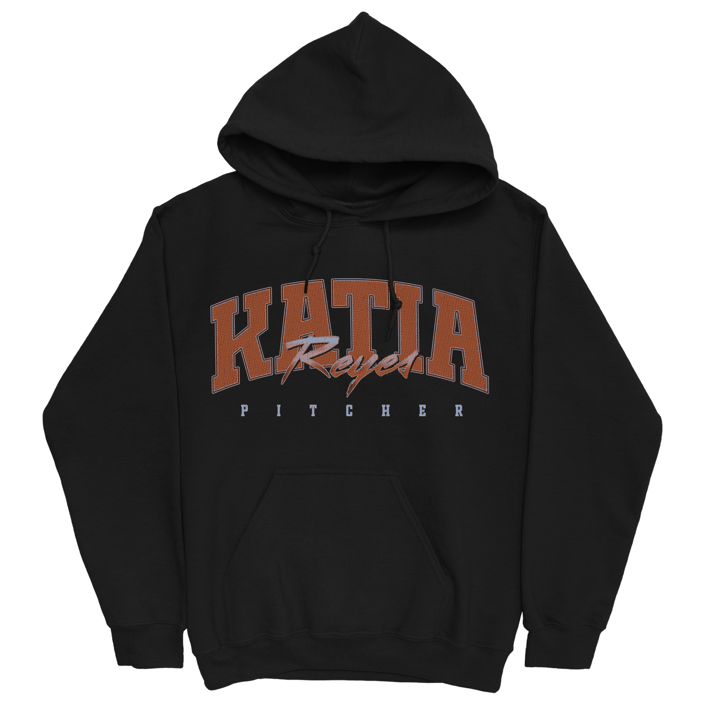 KATIA REYES RETRO BLACK HOODIE