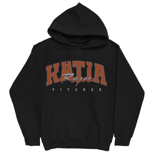 KATIA REYES RETRO BLACK HOODIE