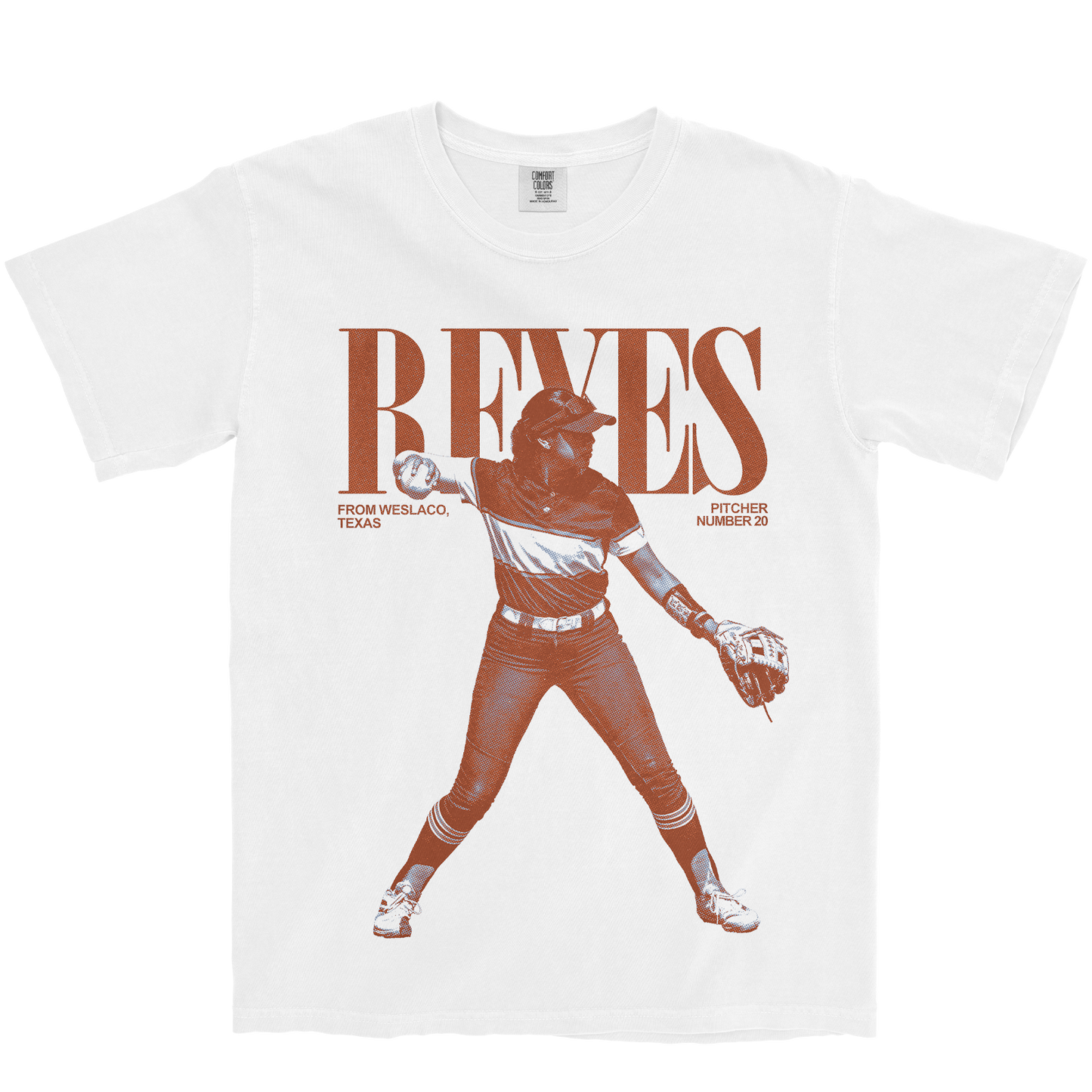 KATIA REYES VINTAGE WHITE TEE