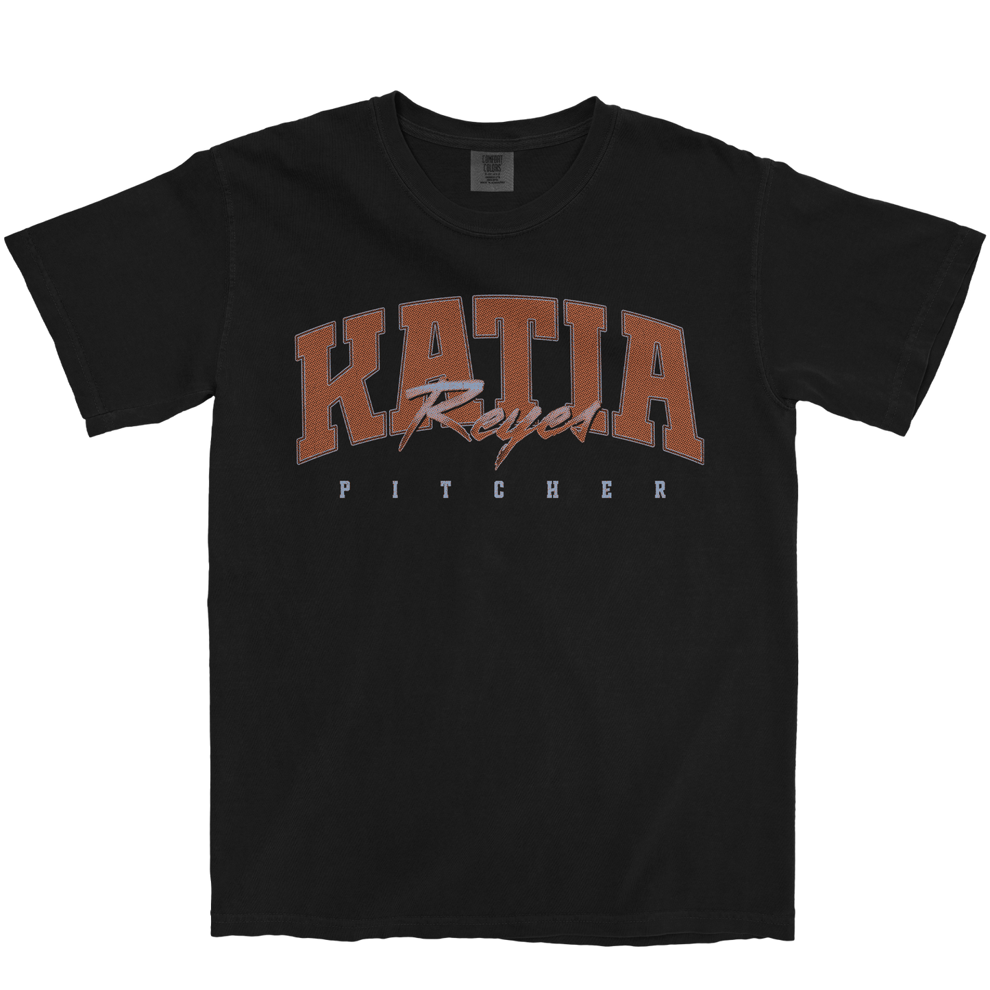 KATIA REYES RETRO BLACK TEE