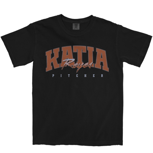 KATIA REYES RETRO BLACK TEE
