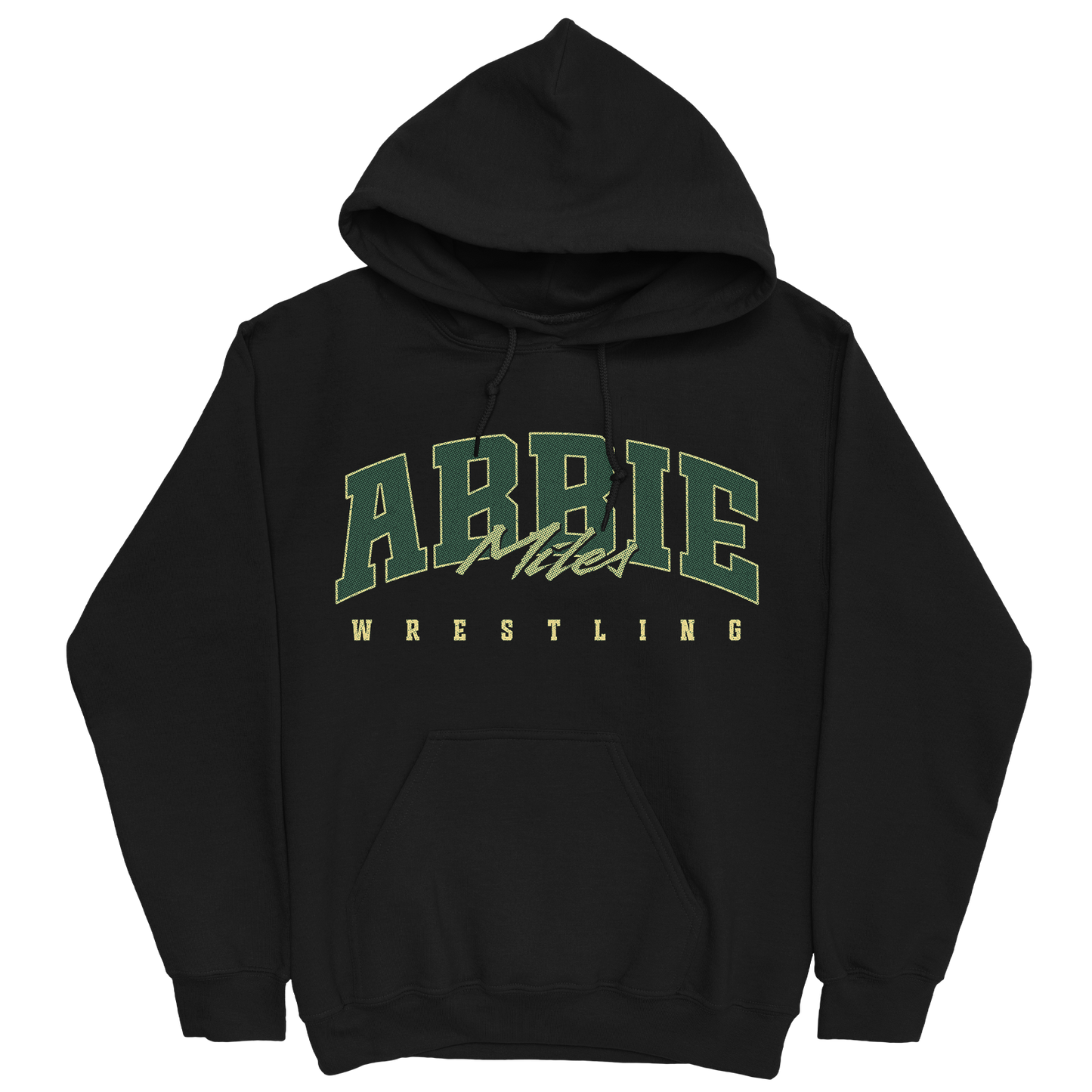 ABBIE MILES RETRO BLACK HOODIE