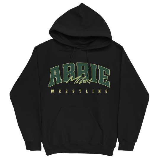 ABBIE MILES RETRO BLACK HOODIE