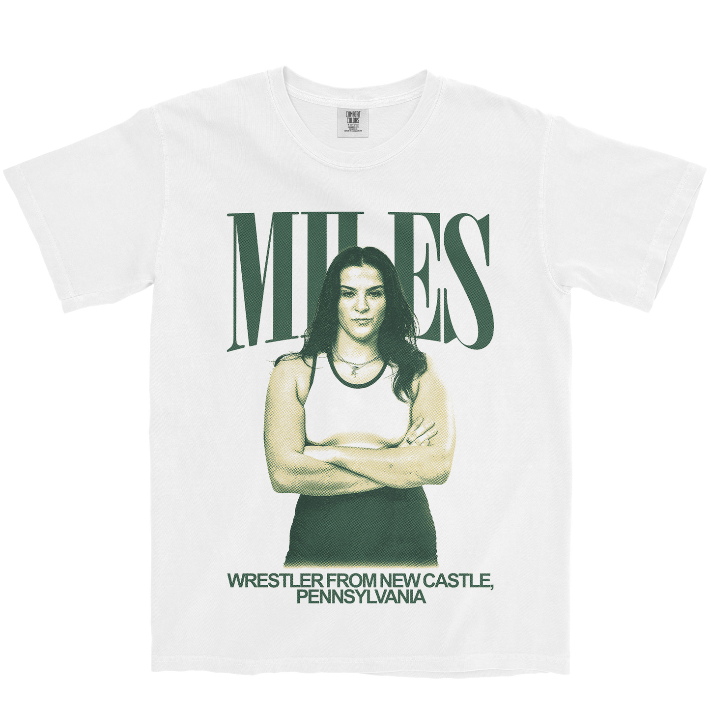 ABBIE MILES VINTAGE WHITE TEE