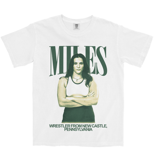 ABBIE MILES VINTAGE WHITE TEE