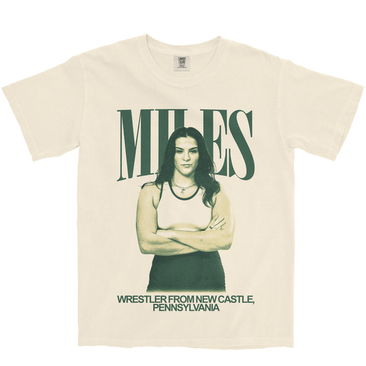 ABBIE MILES VINTAGE IVORY TEE