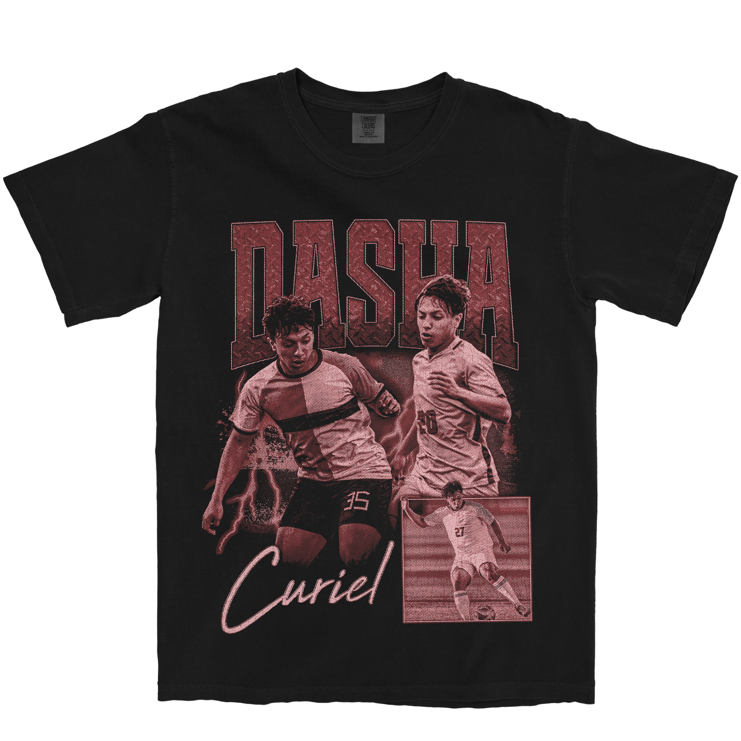 DASHA CURIEL GRAPHIC BLACK TEE