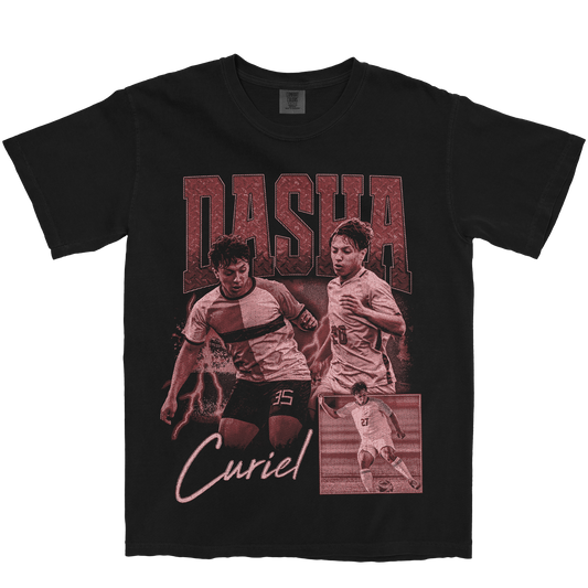 DASHA CURIEL GRAPHIC BLACK TEE