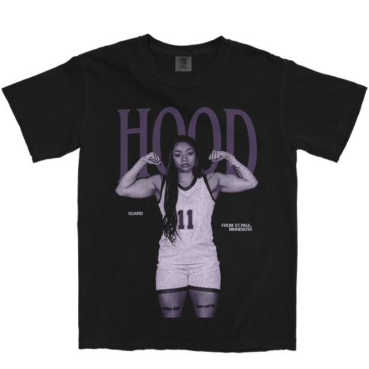 JADA HOOD VINTAGE BLACK TEE